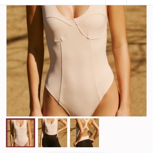 Free People Movement Bodysuit 
Iced Peach - Picture 1 of 10